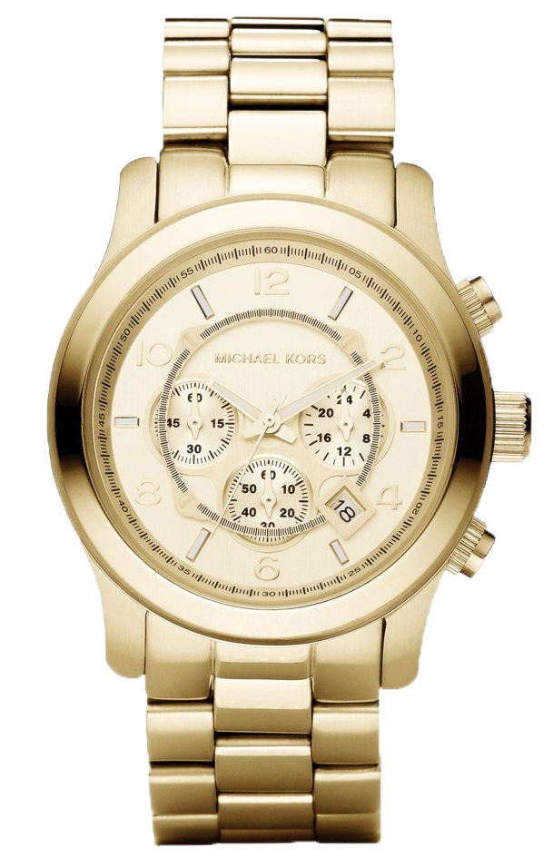 đồng hồ MICHAEL KORS RUNWAY OVERSIZED GOLD MEN'S 44MM