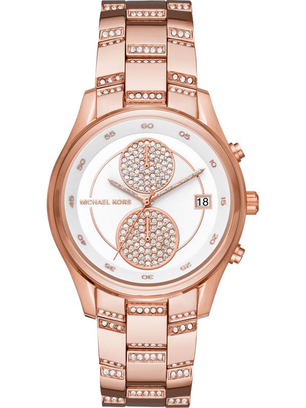 dong ho MICHAEL KORS BRIAR PAVÉ ROSE GOLD WATCH 40MM