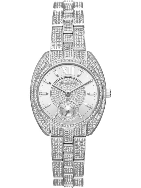 dong ho MICHAEL KORS DENA PAVÉ SILVER-TONE WATCH 33MM