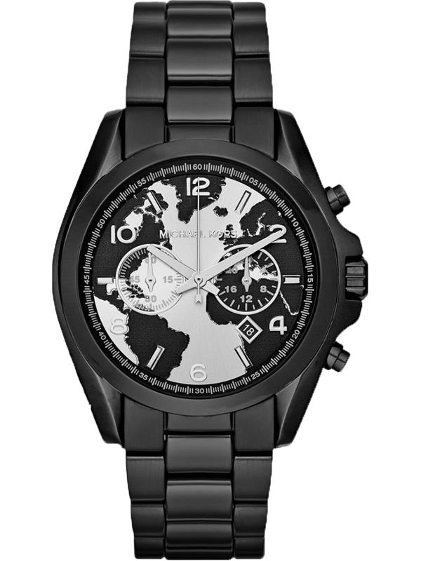 đồng hồ MICHAEL KORS HUNGER STOP BLACK-TONE UNISEX 43MM