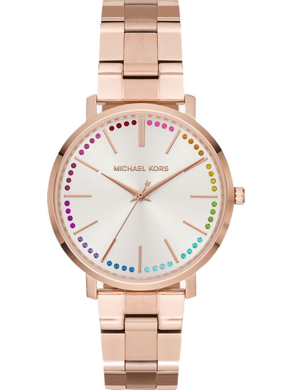 dong ho MICHAEL KORS JARYN RAINBOW PAVÉ WATCH 36MM