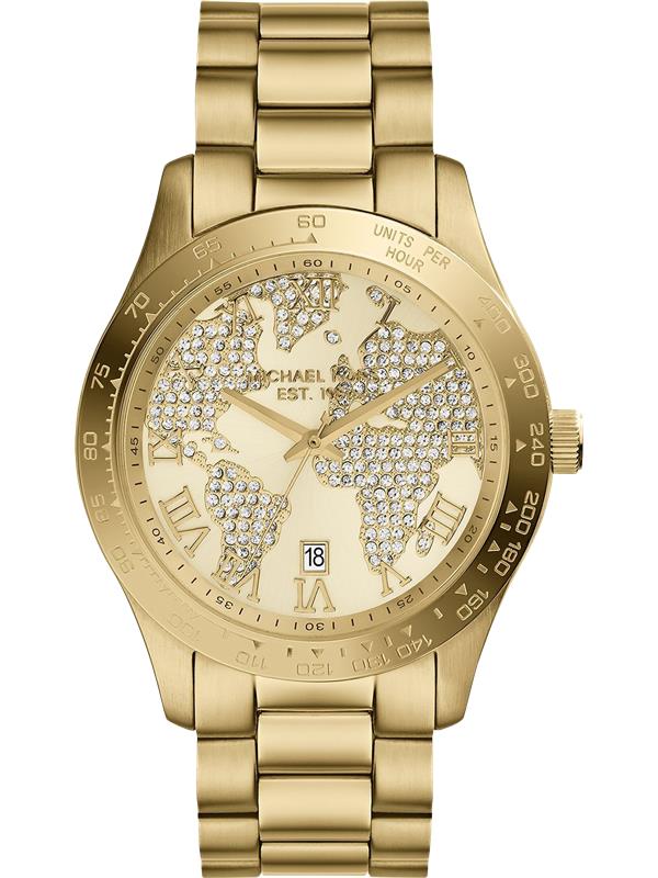 đồng hồ MICHAEL KORS LAYTON PAVE GOLD TONE MEN'S 44MM