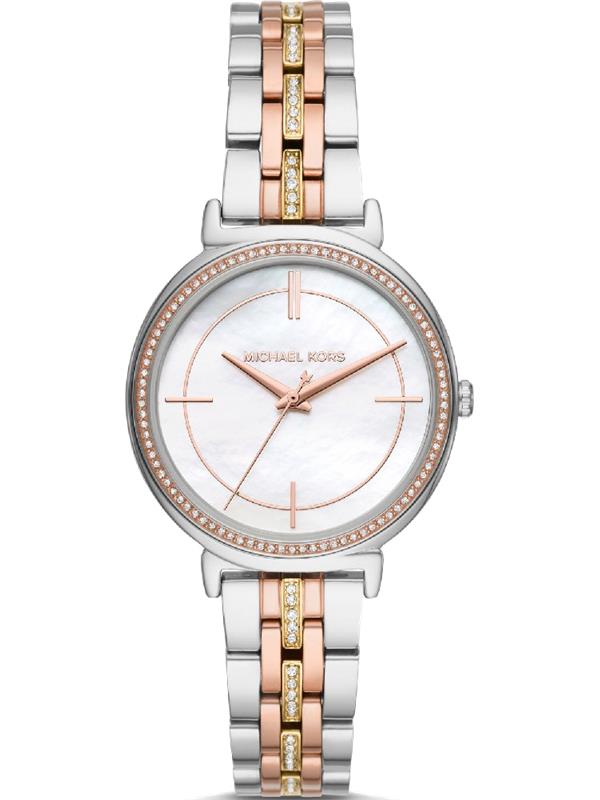 Michael Kors Womens Whitney ThreeHand Rose GoldTone Stainless Steel Watch   MK6694  Watch Station
