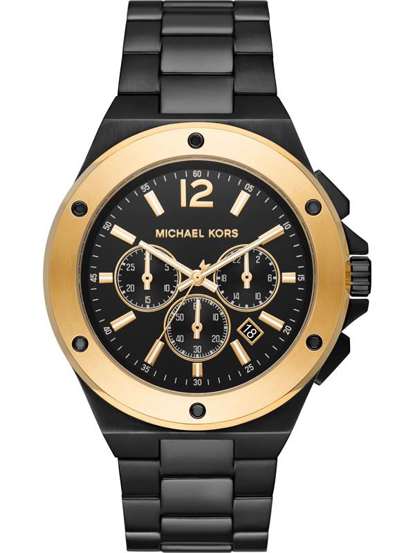 Đồng hồ Michael Kors  MK6187 mặt đính đá dây kim loại vàng hiện thị 3 đồng  hồ chức năng  VnnShop
