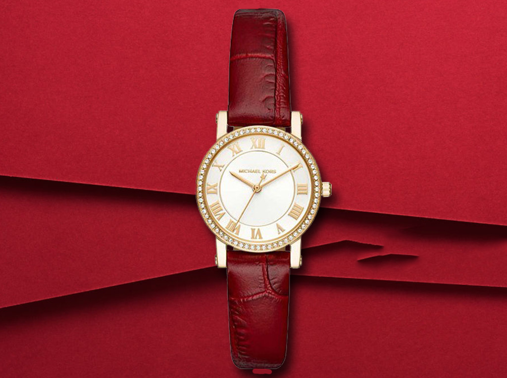 Đồng hồ Michael Kors Norie Petite Ladies Leather Watch 28mm