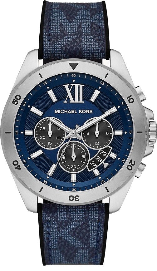 Đồng hồ Michael Kors Brecken PVC Inlay Watch 45mm