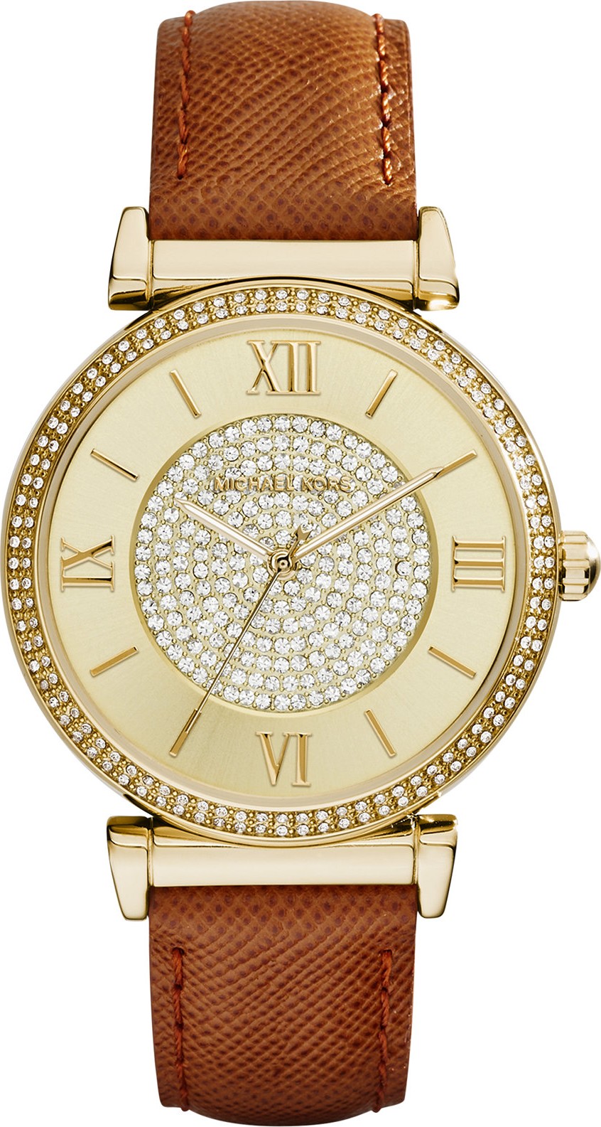 Michael Kors Catlin Champagne Ladies Watch 38mm