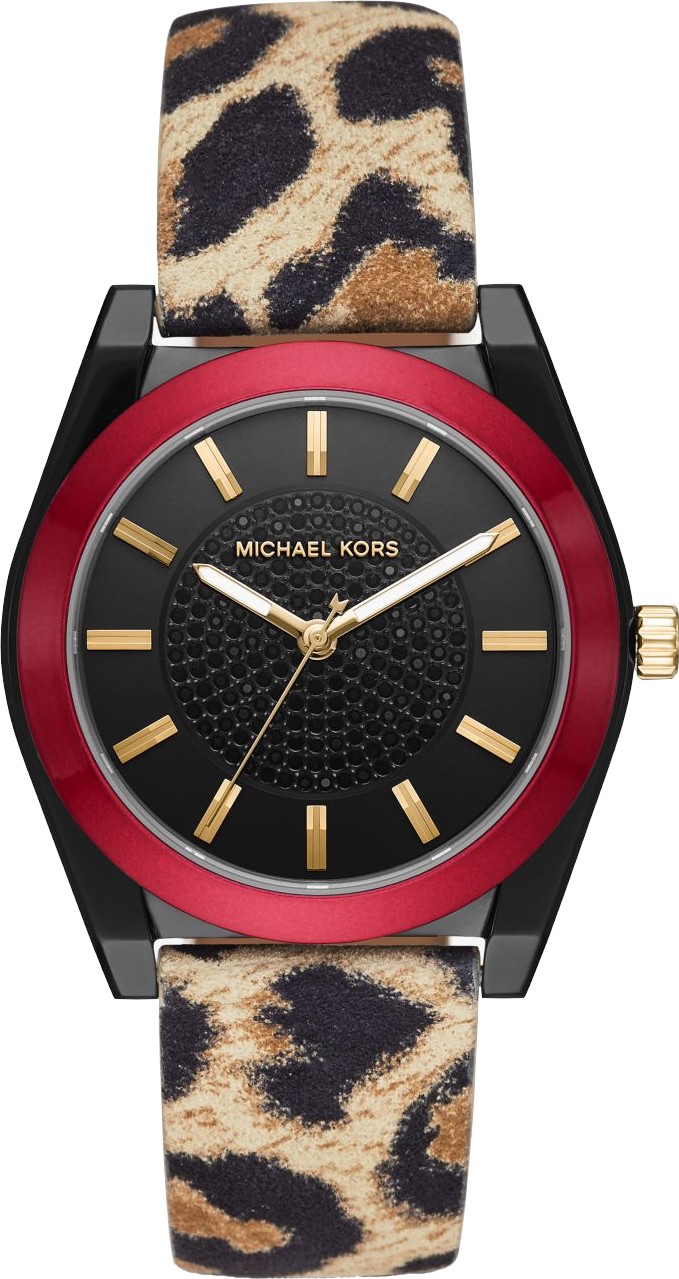 Đồng hồ Michael Kors Channing Leopard-Print Watch 40mm