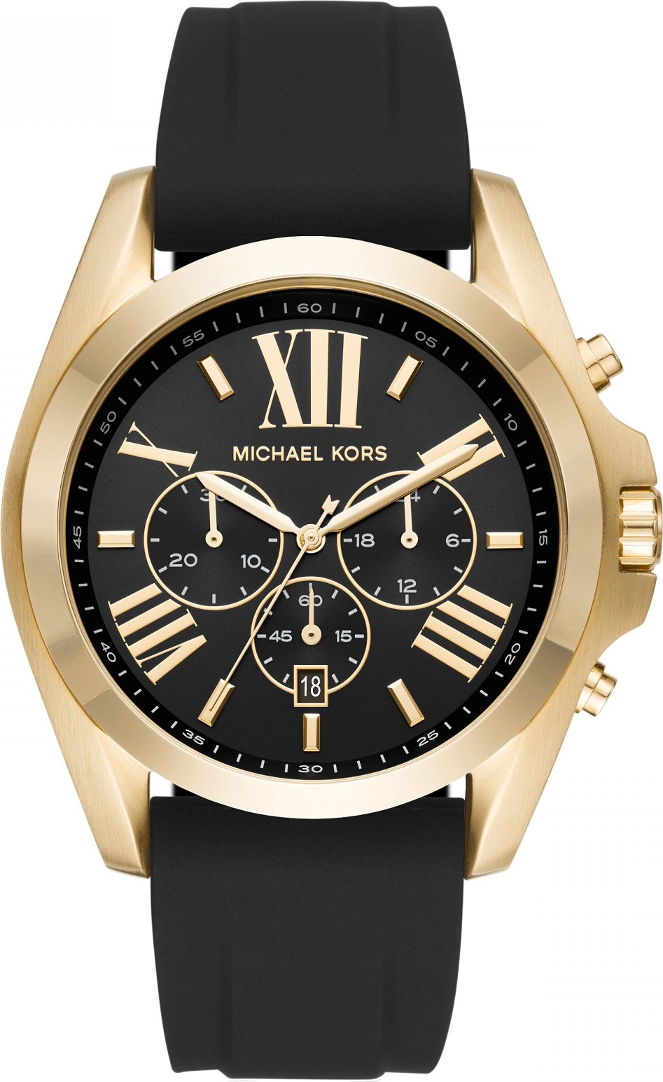 Michael Kors Bradshaw Silicone Watch 43mm