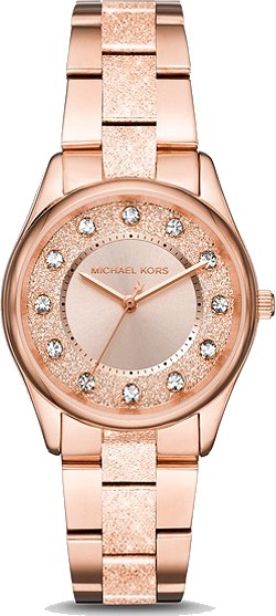 Michael Kors Colette Textured Gold Watch 34mm
