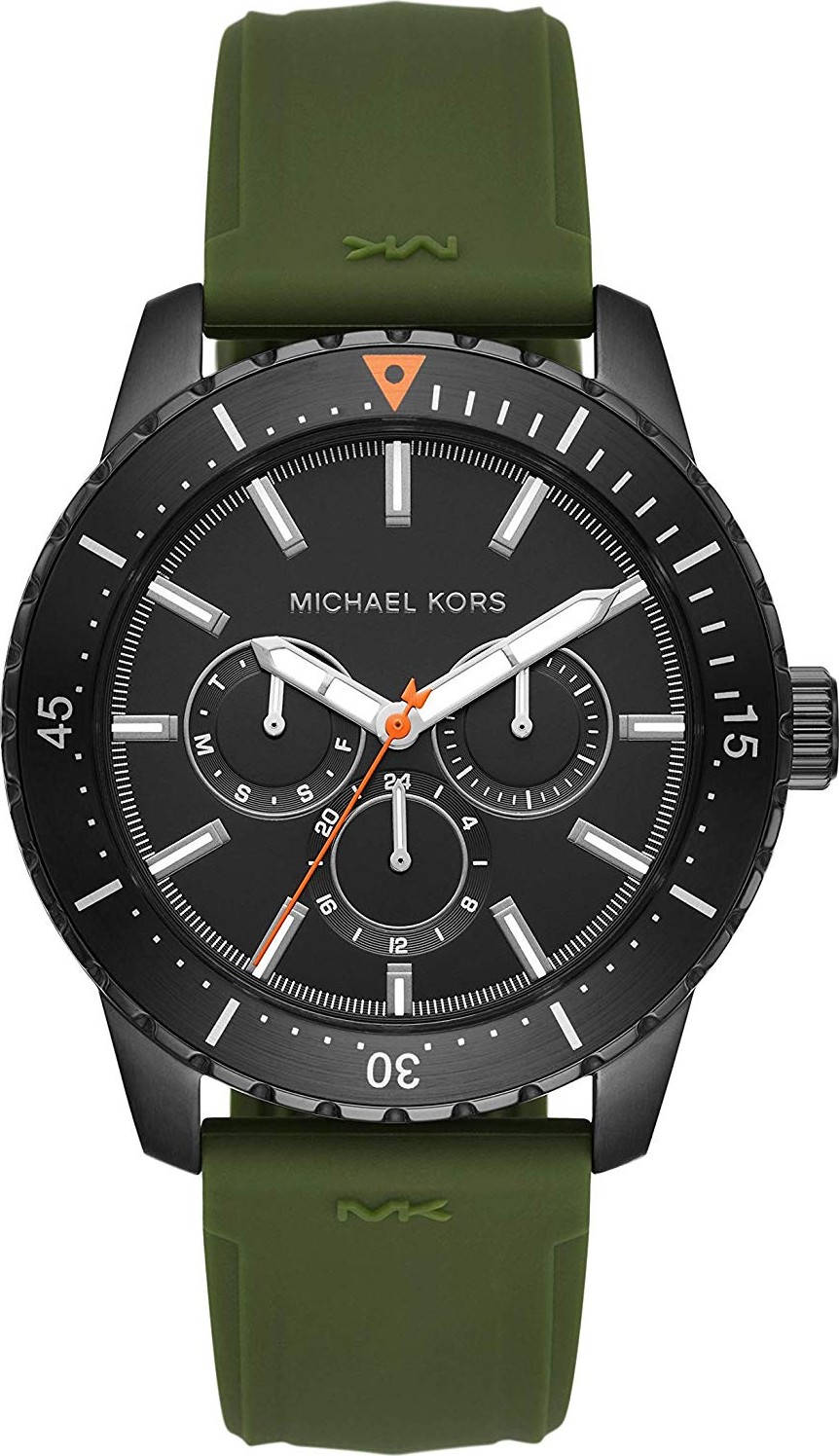 Michael Kors Cunningham Olive Watch 44mm