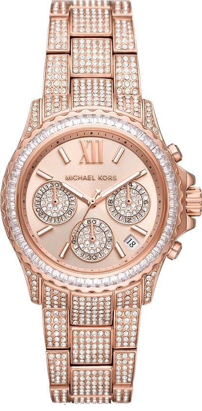 Đồng hồ Michael Kors Everest Chronograph Gold-Tone Watch 36MM