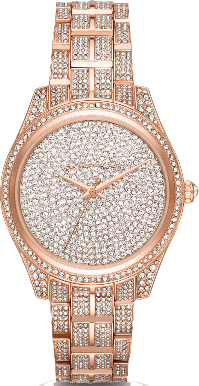 Michael Kors Lauryn Pavé Rose - Tone Watch 38mm