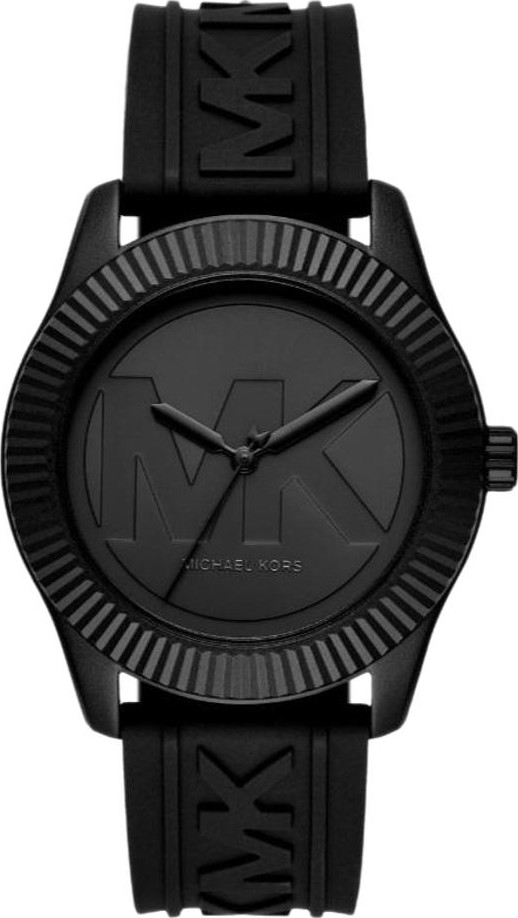 Michael Kors Maddye Black Silicone Watch 43mm