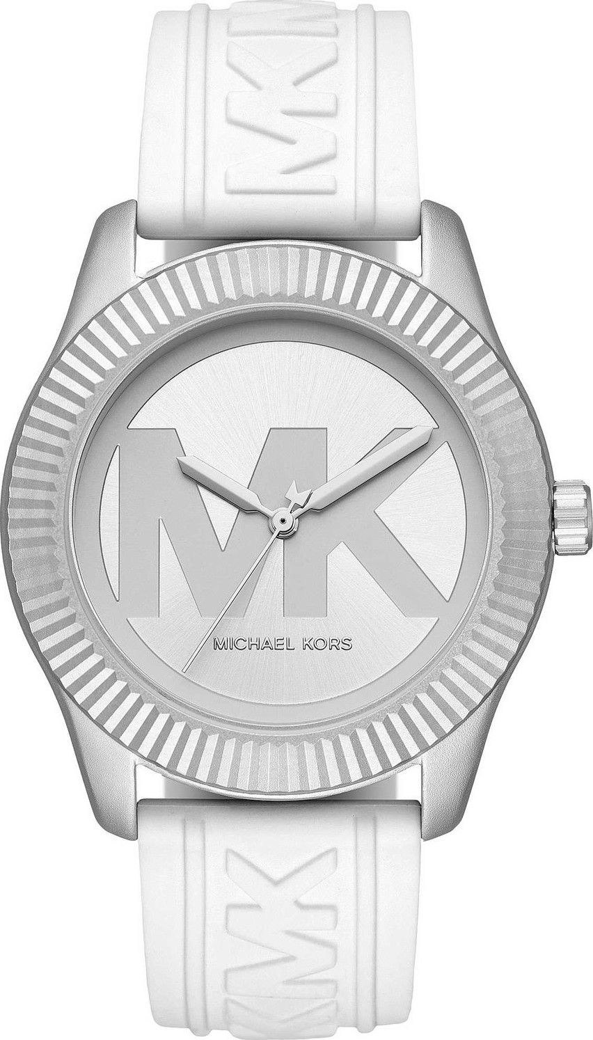 Michael Kors Maddye White Silicone Watch 43mm