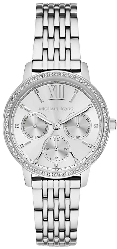 Michael Kors Melissa Pavé Silver-Tone Watch 35mm