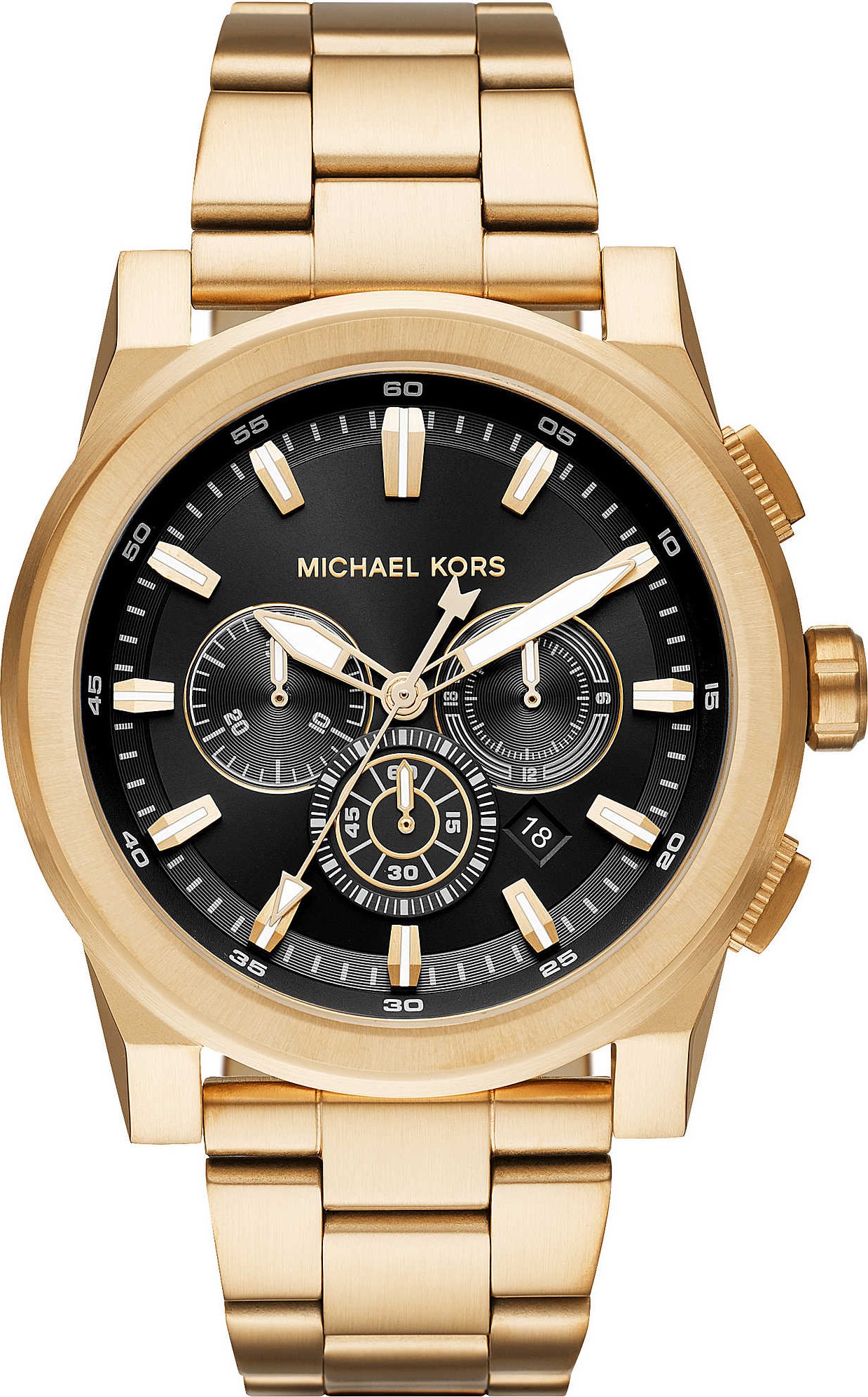 Michael Kors Grayson Gold Watch 47mm