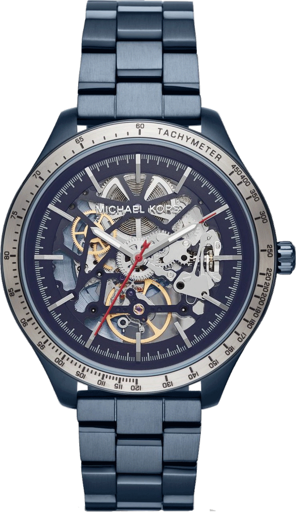 Michael Kors Merrick Blue-Tone Watch 44mm