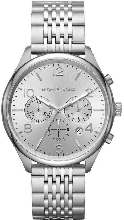 Michael Kors Merrick Men s Silver Watch 42mm