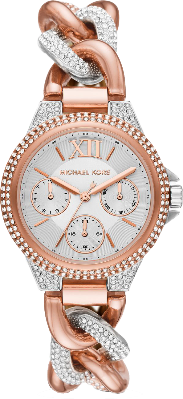 Đồng hồ Michael Kors Mini Camille Curb-Link Watch 34mm