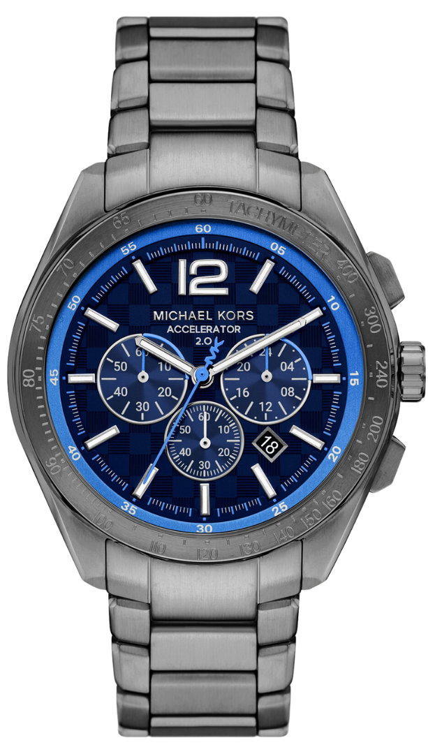 Michael Kors Oversized Accelerator 2.0 Gunmetal Watch 44mm