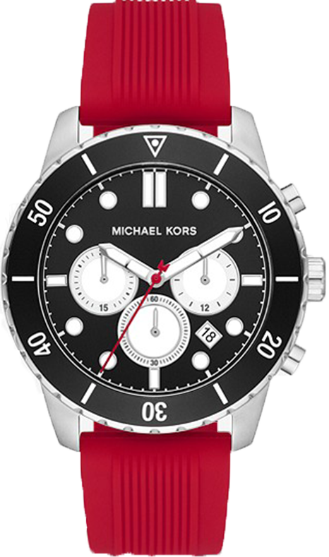 Michael Kors Cunningham Red Tone Watch 44mm