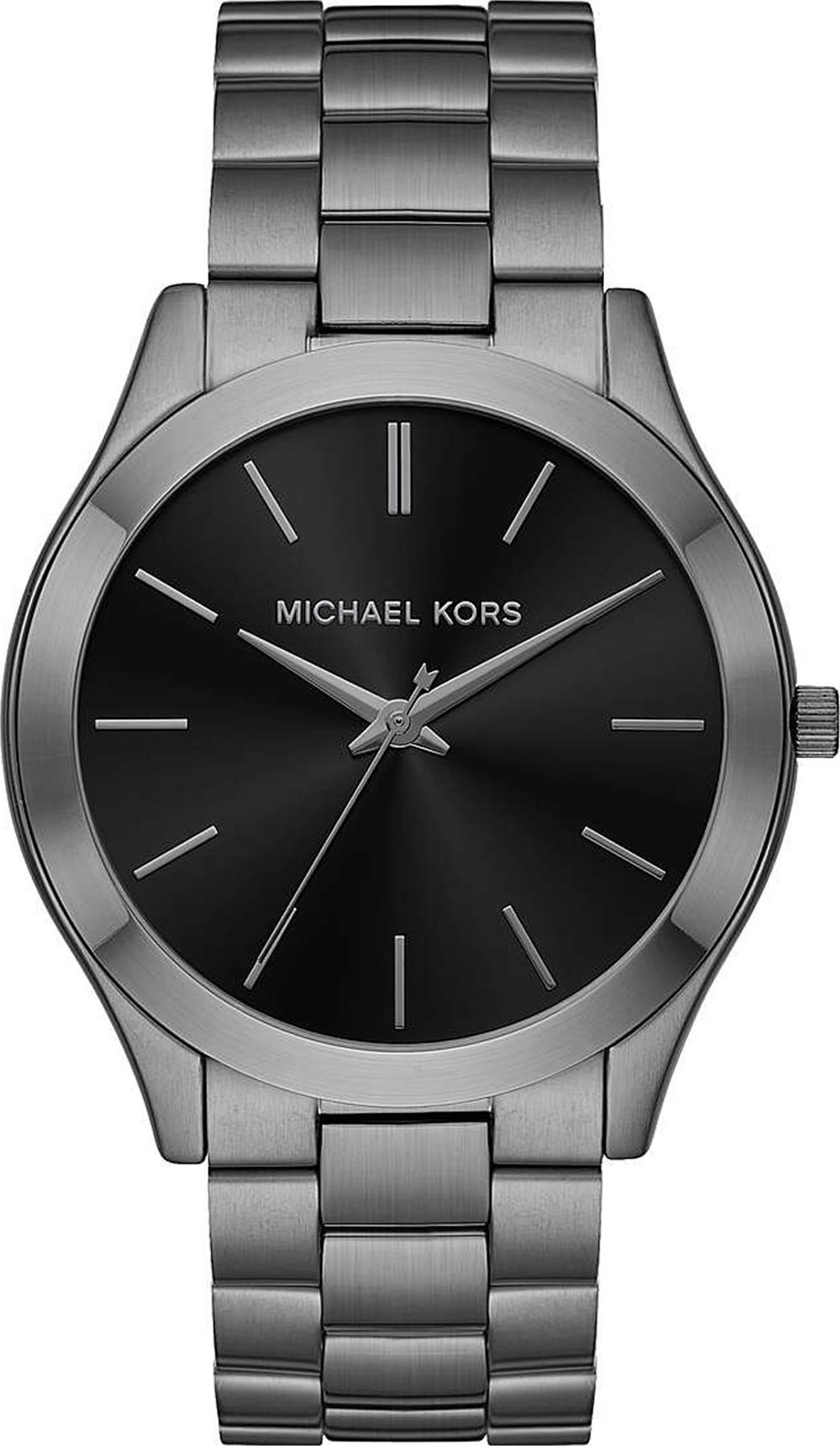 Đồng hồ Michael Kors Oversized Slim Runway Gunmetal Gift Set 44MM