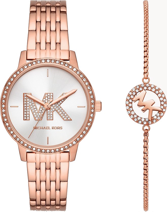 Michael Kors Melissa Three-Hand Watch Set 41mm