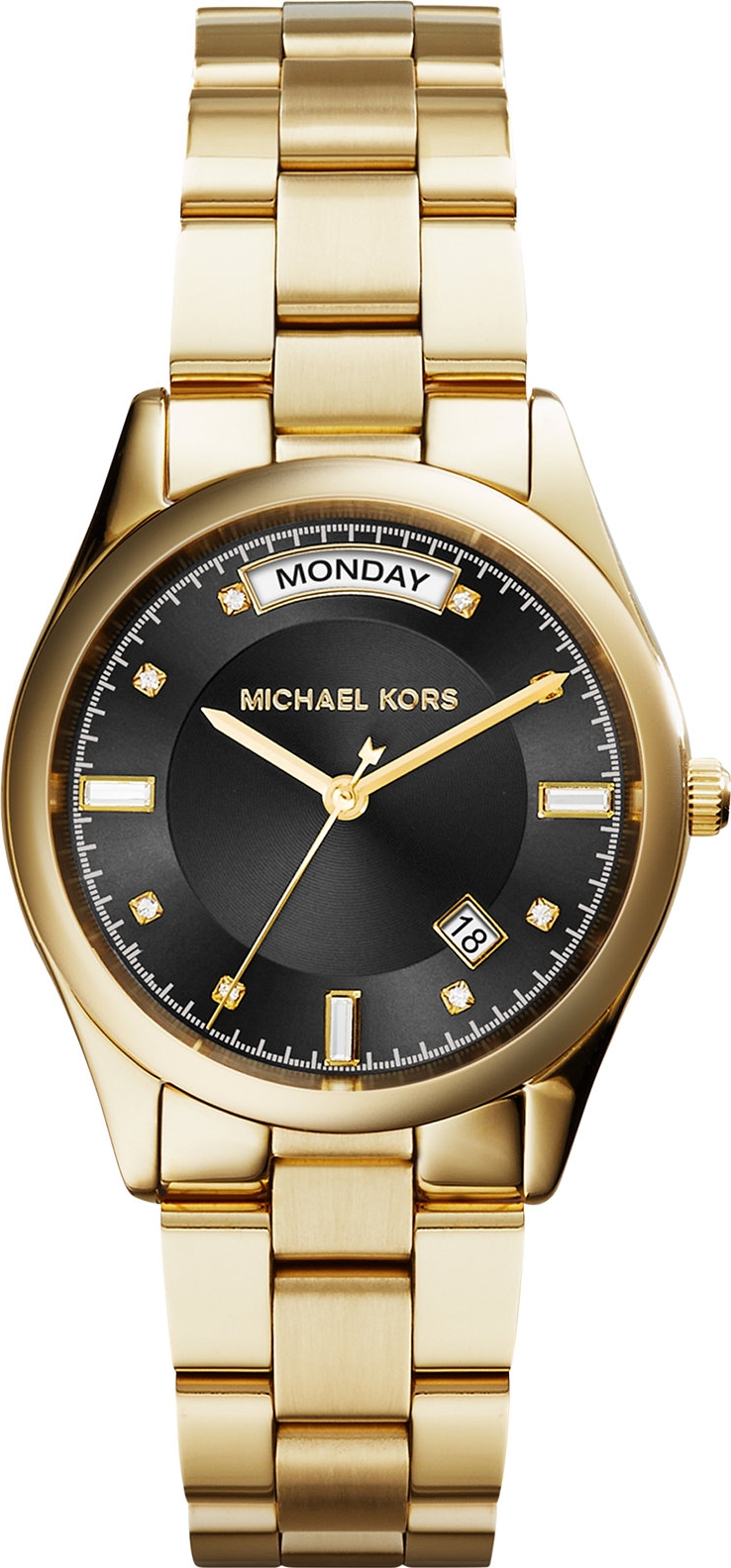 Michael Kors Colette Black Tone Ladies Watch 34mm