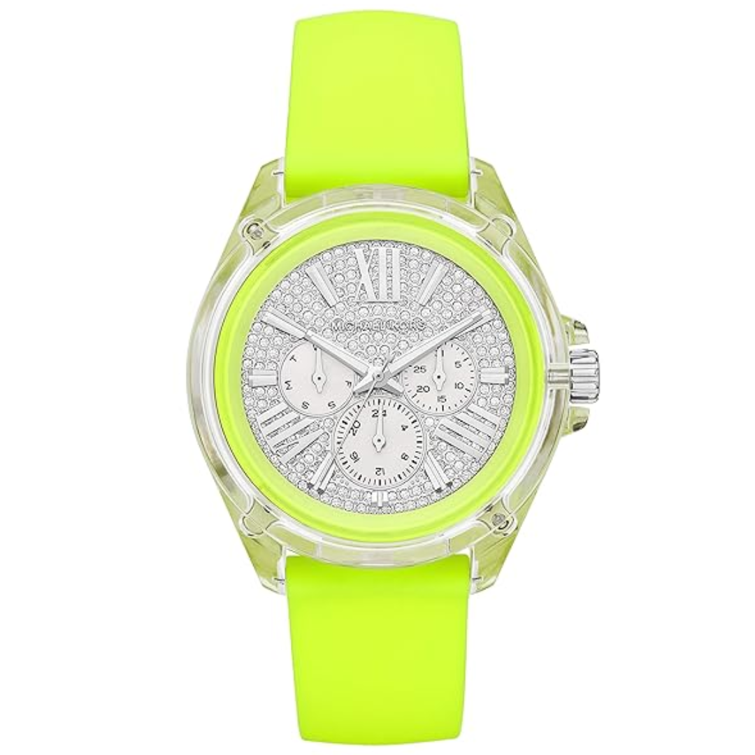 Michael Kors Wren Pavé Neon Watch 42mm